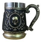 Кружка Викинг Воин 3D Чашка 3D Череп Картина 500ml