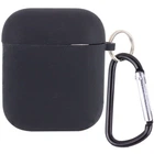 Чехол для AirPods 1/2 Epik Silicone Microfiber Series Черный/Black