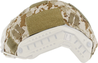 Чехол Кавер защитный для тактического шлема каски FAST (Фаст), Pixel Coyote (04-DD) (150770) - изображение 3