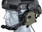 Активные наушники на шлем с микрофоном Earmor M32H + Кнопка PTT, тангента (Z125) (15025ptt) - изображение 10