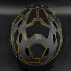 Панели липучки Velcro для шлема каски - 11 шт, Black (150560) - изображение 4