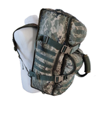 Сумка рюкзак військовий 70 л з відділеннями та карманами - зображення 3