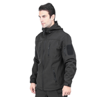 Тактическая куртка Lesko A013 Black XL дышащая легкая флисовая куртка для активного отдыха TK_2359 - изображение 1