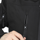 Тактическая куртка Lesko A013 Black S спортивная флисовая куртка с затяжками и капюшоном осень-зима TK_2359 - изображение 6