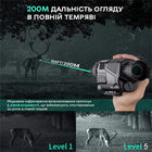 Монокуляр нічного бачення до 200 метрів з 5Х зумом та відео фото записом Suntek NV-300 (100864) - зображення 6