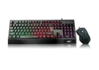 Клавиатура + мышка UKC M710 игровой набор периферии проводные с подсветкой Черная (11607)