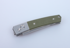 Карманный туристический складной нож Ganzo G7362-GR для выживания зеленый - зображення 2