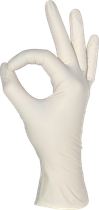 Перчатки медицинские латексные L неопудренные, (100шт), Mediok - изображение 2