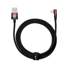 Кабель Baseus MVP 2 Elbow-shaped Fast Charging Data Cable USB to iP 2.4A 2 м Black/Red (CAVP000120)