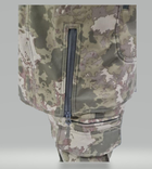 Куртка чоловіча тактична легка та тепла Софтшел Soft-Shell Combat Туреччина S M камуфляж Мультикам 10215 - зображення 7