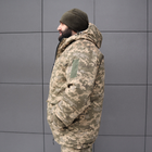 Фора тактична зимня -20°С для ЗСУ камуфляж піксел ММ14 (куртка,штани,наколінники), р.48 - зображення 3