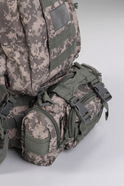 Тактичний військовий рюкзак з підсумками Assault Belt M-12 Oxford 600D 50 літрів Оливковий - зображення 8
