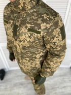 Тактична тепла зимова військова куртка - бушлат Attacs , Камуфляж: Піксель, Розмір: M - зображення 2