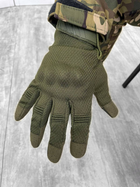 Тактические перчатки Soft Shell Olive XL - изображение 2