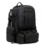 Рюкзак тактический с подсумками Kronos B08 55 л Черный (par_8142) - изображение 2