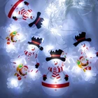 Светодиодная гирлянда Xmas Штора Фигурки 3D снеговика и снежинки 3mx70cm 95 L Белый