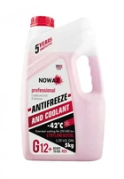 Антифриз NOWAX G12 -42°C готова рідина 5 кг червоний