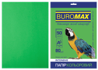 Папір кольоровий Buromax Intensive А4 80 г/м² зелений 50 аркушів (BM.2721350-04)