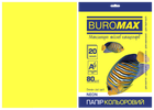 Папір кольоровий Buromax Neon А4 80 г/м² жовтий 20 аркушів (BM.2721520-08)