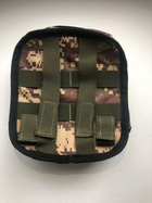 Военный подсумок под аптечку НАТО в цвете пиксель, тактическая армейская аптечка повышенной прочности - изображение 3