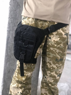 Тактическая сумка-кобура черная - изображение 4