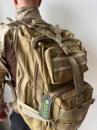 Рюкзак тактичний Туреччина 60 літрів рюкзак військовий беж рюкзак камуфляж - зображення 8