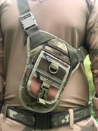 Тактическая военная сумка-кобура нагрудная или на бедро для военных ВСУ - изображение 1