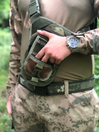 Тактична військова сумка-кобура нагрудна або на стегно для військових ЗСУ - зображення 4
