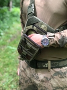 Тактична військова сумка-кобура нагрудна або на стегно для військових ЗСУ - зображення 6