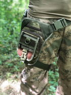 Тактическая военная сумка-кобура нагрудная или на бедро для военных ВСУ - изображение 9