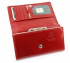Красный женский кошелёк из натуральной кожи Visconti MZ12 IT RED