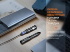 Тактическая ручка с фонарем Fenix ​​T6 Черная (T6-Black) - изображение 13