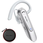 Гарнитура Bluetooth New Bee LC-B45 White + чехол гарантия 1 год англ озвучка