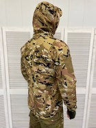 Тактическая теплая зимняя военная куртка Silver Knight, Камуфляж: Мультикам, Размер: XL - изображение 3