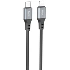Кабель для зарядки телефона с быстрой зарядкой Type-C to Lightning Apple iPhone HOCO X86 |100см/20W| Черный