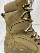 Берці зимові шкіра нубук Scorpions койот на хутрі теплі черевики ЗСУ 45 - изображение 8