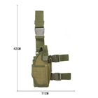 Кобура набедренная Smartex 3P Tactical ST-063 army green (ST235) - изображение 2