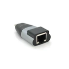 Перехідник Type-C (тато)/RJ-45(мама), chip:RTL8153, 1000Mbps, Black