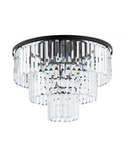 Люстра Nowodvorski 7627 Cristal M E14 9x25W IP20 черная