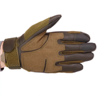Тактические зимние перчатки штурмовые с защитой Цвет Койот Размер L - изображение 4