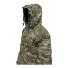 Куртка зимова тактична утеплена камуфляж (ріп-стоп) колір мультикам розмір M - зображення 2