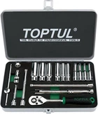 Набір інструменту Toptul 1/4" 3/16"-9/16" 18 предметів (GCAD1813)