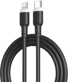Кабель XO NB208A Liquid Silicone Data Type-C to Lightning 20W Cable 1 м Black (6920680826810)
