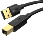 Кабель Ugreen US135 USB 2.0 AM to BM Print Cable 2 м Black (UGR-20847)