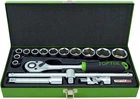 Набор инструментов 1/2" Toptul 6-гр 16 предметов (GCAD1607)