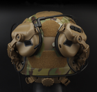 Кріплення WOSPORT Чебурашка на шолом для тактичних навушників Olive - зображення 4