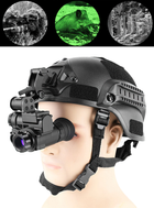 Монокуляр ночного видения с компасом и креплением на шлем NVG10 8608 Luxun Черный 63833 - изображение 8