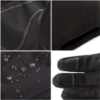 Перчатки тактические водоотталкивающие зимние камуфляжные перчатки утепленные флисом Combat Camo пиксель XL - изображение 3