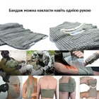Військовий компресійний бандаж з однією подушкою, 4 дюйми (10 см) - зображення 3