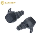 Беруши активные электронные для стрельбы EARMOR M20 водонепроницаемые чорні